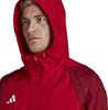 Kurtka męska adidas Tiro 23 Competition All Weather czerwona HE5653