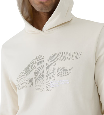 Bluza męska 4F M1585 kremowa 4FWSS25TSWSM1585 12S