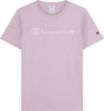 Koszulka damska Champion SS Tee różowa 118382 VS100