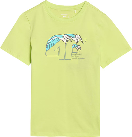 Koszulka dla chłopca 4F M1917 soczysta zieleń 4FJWSS25TTSHM1917 45S