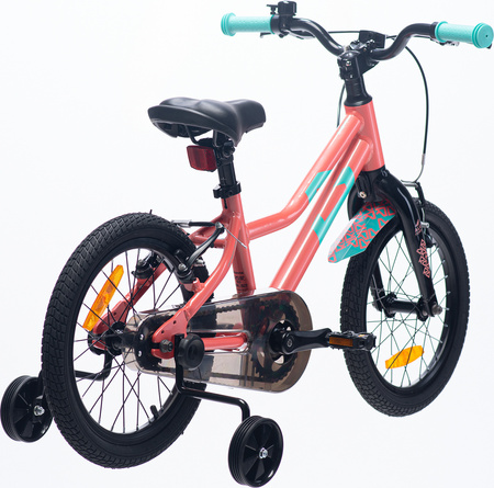 Dziecięcy rower z bocznymi kółkami Radvik Viking 16 rozmiar koła 16"