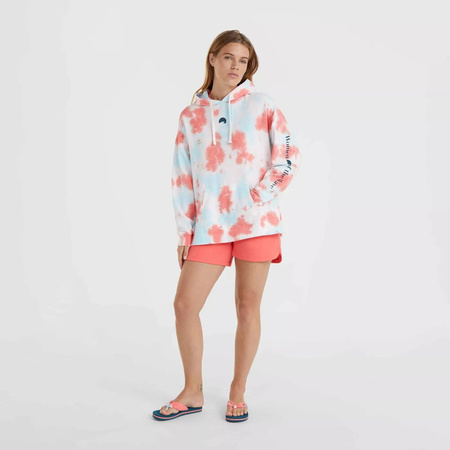 Damska bluza O'neill WOW HOODIE pink ice cube tie dye rozmiar M
