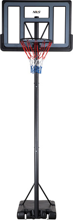 Kosz do koszykówki regulowany wolnostojący Nils ZDK321 czarny