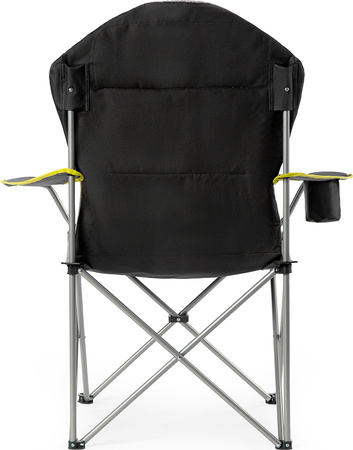 Krzesło fotel turystyczny składany Nils Camp NC3080 ciemnoszary 95x110x50cm