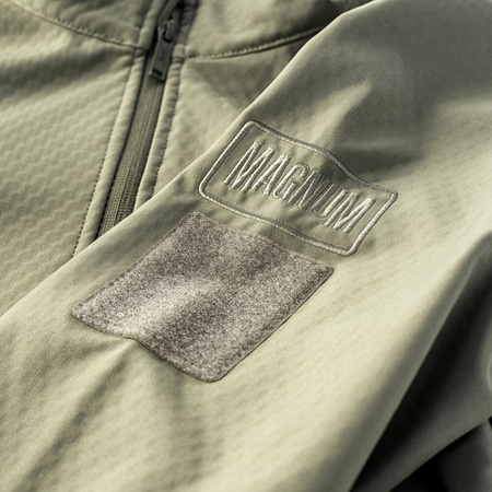 Męska kurtka softshell turystyczna oddychająca Magnum Deer 2.0 zielona rozmiar XXL