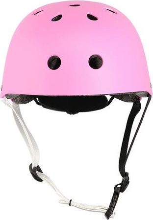 Kask rowerowy na rolki deskorolkę hulajnogę Nils Extreme MTW001 różowy rozmiar L 58-61 cm