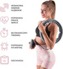 Zestaw hula hop HHW06 z piłką grawitacyjną i licznikiem HMS pas br163