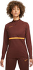 Bluza damska Nike Dri-FIT Academy 21 Drill Top brązowa CV2653 273