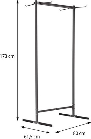 Stojak stalowy na maty do domu na siłownię HMS 173x80 cm