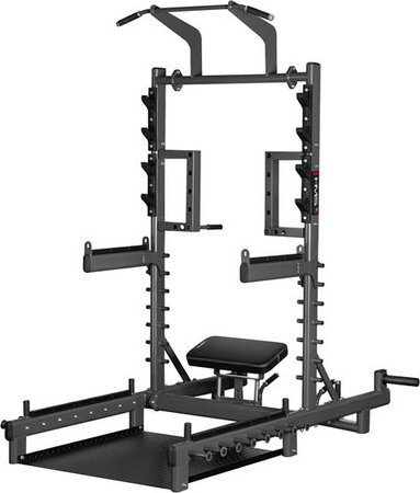 Stojak multifunkcyjny z platformą do podnoszenia ciężarów i hip thrust commercial HMS SMP01 