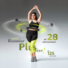 Hula hop PLUS SIZE z wypustkami i obciążnikiem HMS czarne hhw12