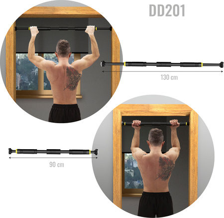 Drążek rozporowy HMS Premium DD201 90-130 cm