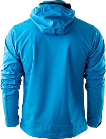 Męska kurtka przejściowa softshell membrana 10000mm Hi-Tec Nils niebieska rozmiar XXL