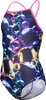 Dziecięcy Strój Kąpielowy Girl's Arena Soap Bubbles Swimsuit Light  dress blues rozmiar 6-7