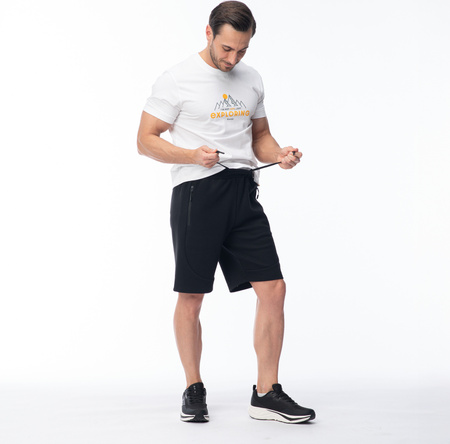 Męskie Spodenki Hineti fiery red/white/french blue rozmiar L