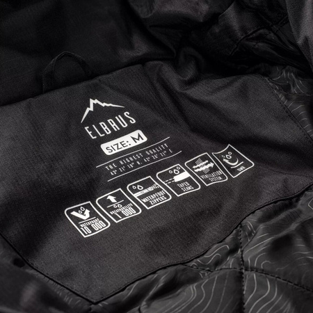 Męska kurtka zimowa ocieplana membrana 10000mm Elbrus Noam II rozmiar L