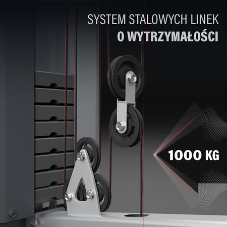 Atlas treningowy siłownia do ćwiczeń HMS Premium Tytan 7