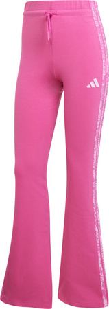 Legginsy damskie adidas Essentials 3-Stripes Print Cotton różowe JG6238