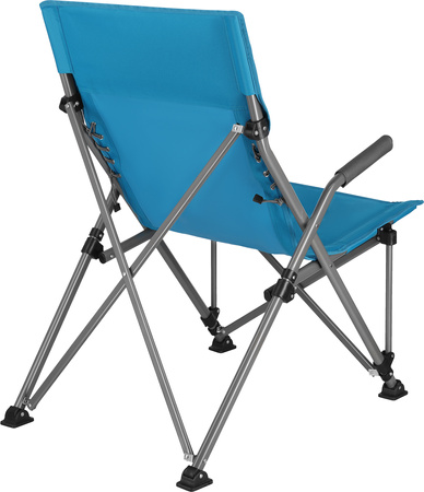 Krzesło fotel turystyczne plażowe składane Nils Camp NC3704 niebieskie