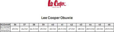 Buty damskie Lee Cooper czarne LCJ-24-47-3144LA