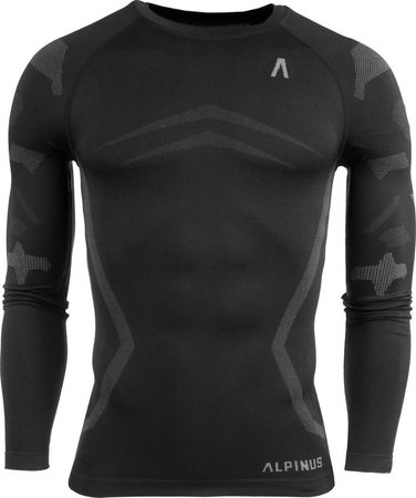 Bielizna termoaktywna dla chłopców Alpinus Active Idre Set czarna SI1023 - SI1025