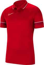 Koszulka dla dzieci Nike Dri-FIT Academy 21 Polo SS czerwona CW6106 657