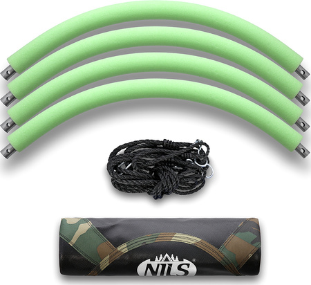 Bocianie gniazdo huśtawka Nils Camp NB5032 średnica 110 cm moro