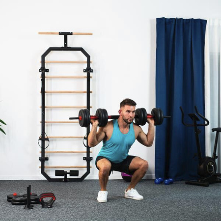 Zestaw ciężarów 40kg HMS sgn140 (2 części) pro set 6w1