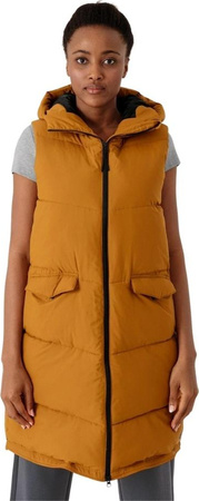 Kamizelka damska 4F musztardowa H4Z21 KUDP004 82S