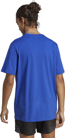 Koszulka męska adidas Essentials Single Jersey Embroidered Small Logo Tee niebieska IC9284