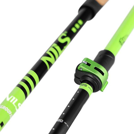 Kijki kije regulowane nordic walking aluminium Nils NW8611