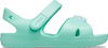 Crocs sandały dla dzieci Classic Cross Strap Charm miętowe 206947 3U3