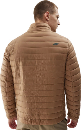 Kurtka męska puchowa 4F M239 brązowa 4FAW23TDJAM239 82S