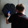 Tarcza bokserska elektroniczna bluetooth z muzyką i rękawicami HMS TB02