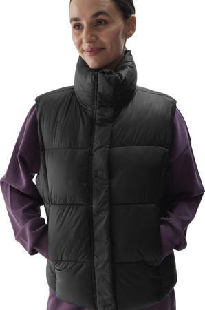 Kamizelka damska 4F F140 czarna 4FWAW24TVJAF140