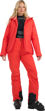 Kurtka narciarska damska 4F F0954 czerwona 4FWAW25TTJAF0954 62S