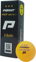 Piłeczki do ping ponga tenisa stołowego Point Prof ABS40 *** 3 szt. pomarańczowe