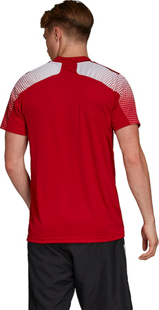 Koszulka męska adidas Regista 20 Jersey czerwono-biała FI4551