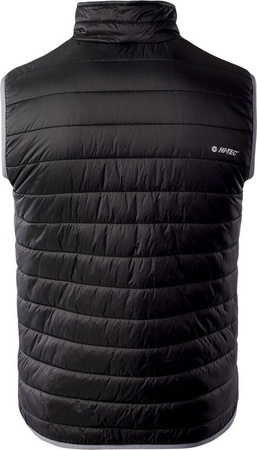 Męska kamizelka bezrękawnik Hi-Tec Solner czarno-szary rozmiar XXL