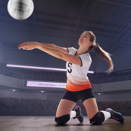 Nakolanniki ochraniacze siatkarskie Meteor czarne 16772 16773 16774