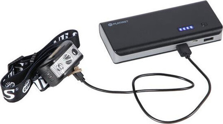 Czołówka latarka lampka na głowe mocna wodoodporna led 180 lm Nils camp NC0006 czarna