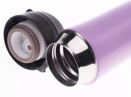 Kubek terminczny turystyczny Martes Kafa fioletowy 420 ml