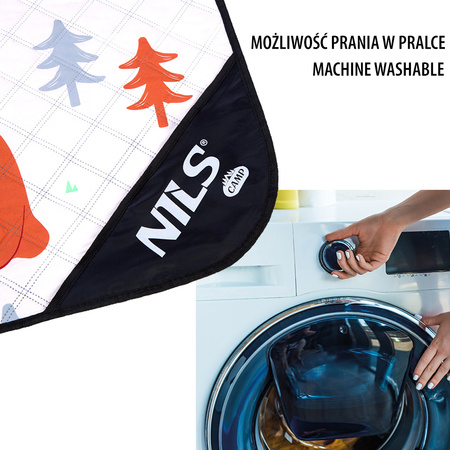 Koc piknikowy plażowy las 195X200 CM Nils Camp NC8028