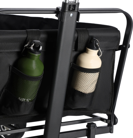 Wózek turystyczny transportowy plażowy do 120kg Nils Camp NC2603 czarny 120 l