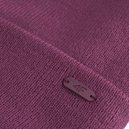 Czapka zimowa ciepła 4F U622 burgund 4FWAW25ACAPU622 60S