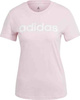 Koszulka damska adidas Loungwear Essentials Slim Logo Tee różowa GL0771