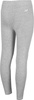 Legginsy dla dziewczynki 4F jasnoszare HJZ22 JLEG001 27M