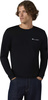 Koszulka męska Champion Longsleeve Tee czarna 221799 KK001