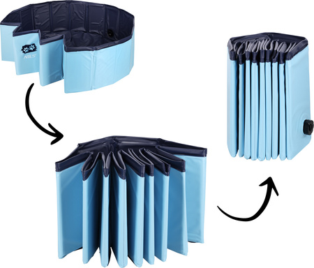 Basen dla psów zwierząt składany ogrodowy Nils Camp NC2804 100x30cm