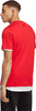Koszulka męska adidas Essentials Single Jersey Linear Embroidered Logo czerwona IC9278